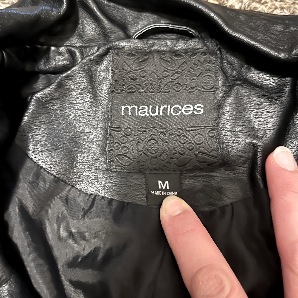 Maurice’s medium leather jacket (junior)
